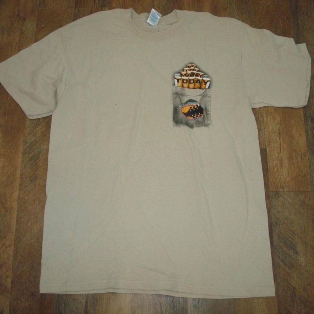 LUCKY STRIKE VINTAGE SHIRT CIGARETTES 90S GILDAN LG‎